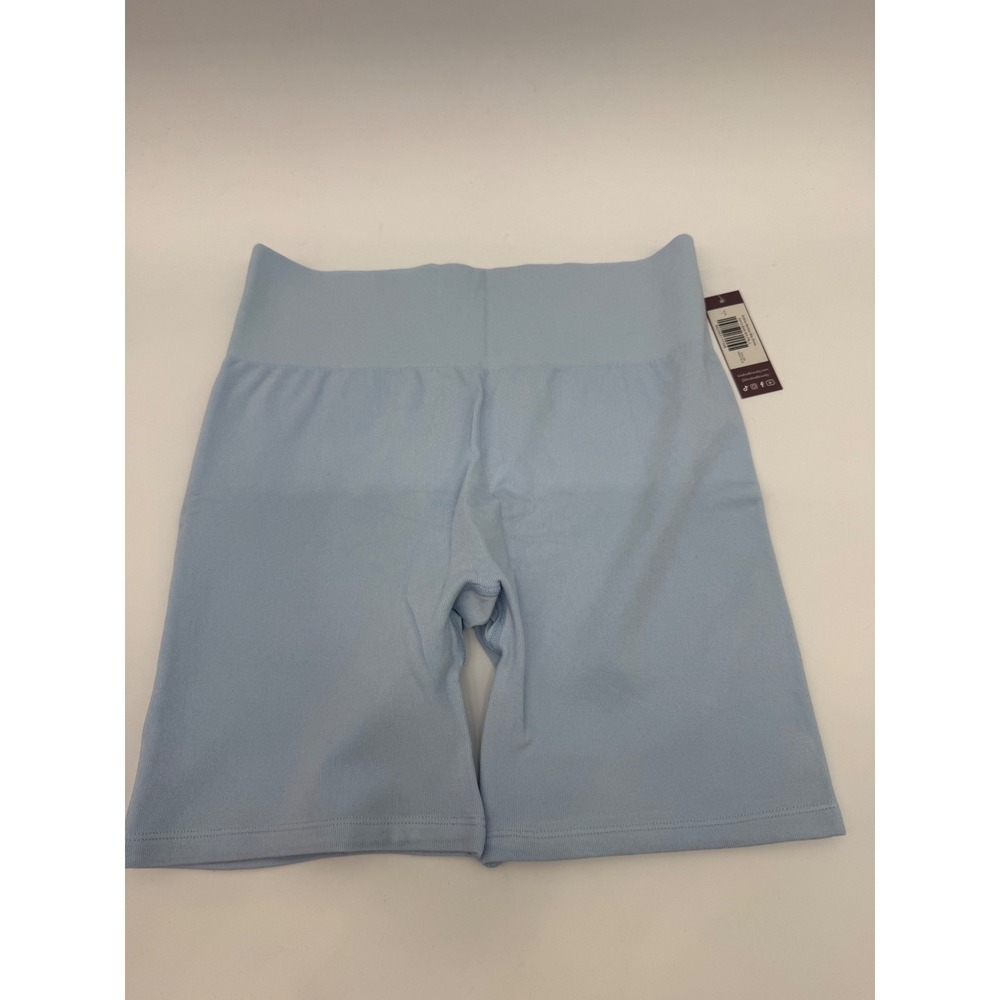 Kindred Bravely Sublime Bamboo Bike Shorts French Blue Large L Comfort Maternity